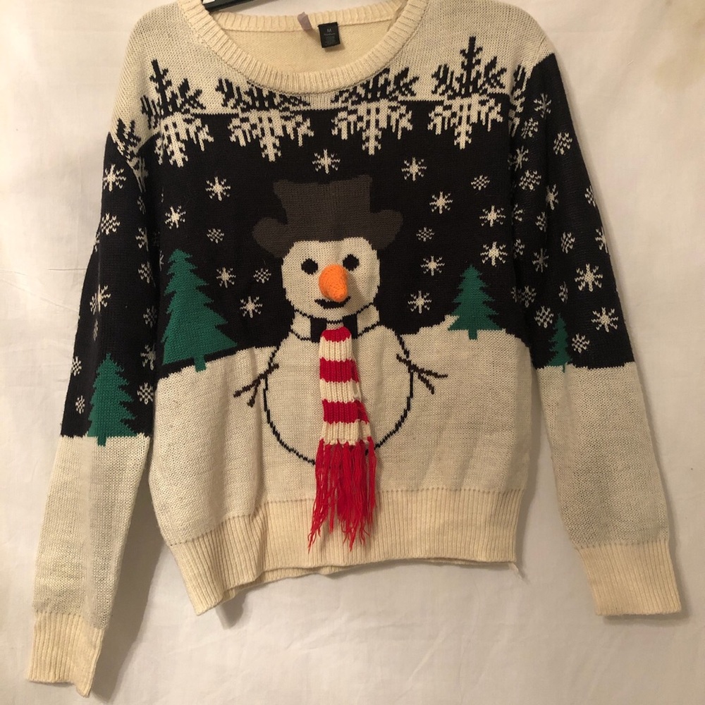 Snowman holiday Christmas sweater